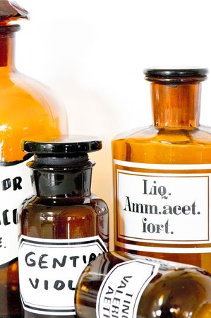 doctors old bottlesの写真素材