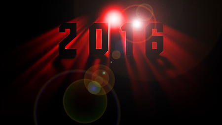 happy new year 2016の写真素材