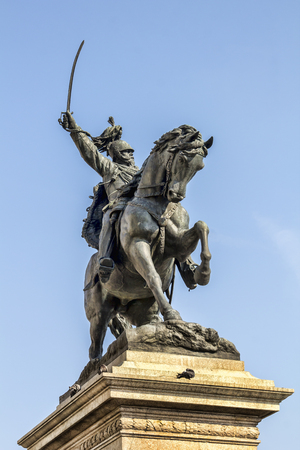 Equestrian monument to Victor Emmanuel IIのeditorial素材