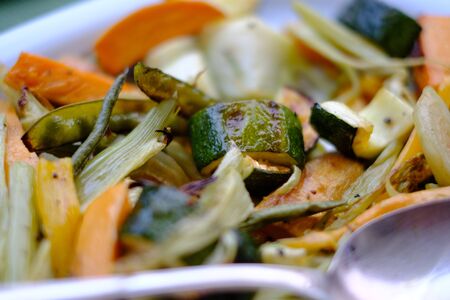 BBQ vegetablesの写真素材