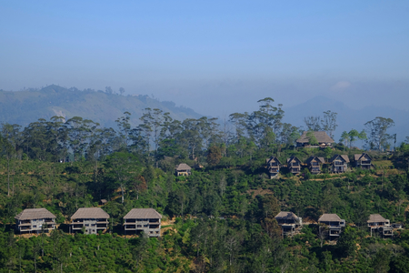 Beautiful resort in the hills of Ella in Sri Lankaのeditorial素材