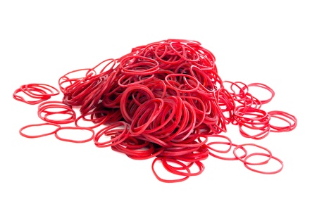 Red color of rubber ring