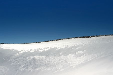 Snow landscape. Shine of snow.の写真素材