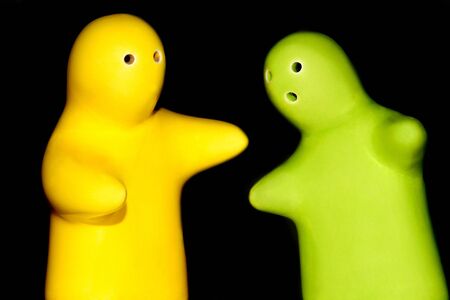 Salt and Pepper Shakerの写真素材