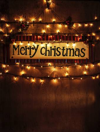 Image of beautiful Christmastime home decorationの写真素材