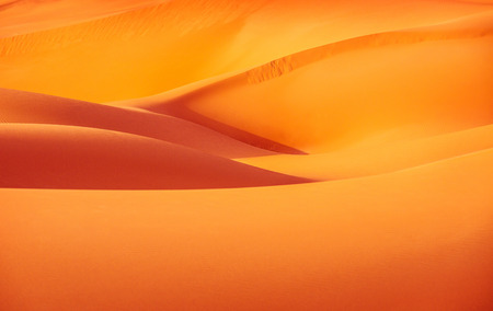 Abstract orange sandy desert background, wilderness of United Arab Emirates, scenes destination, travel and tourism conceptの写真素材