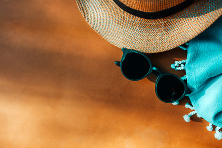 Conceptual photo of summer vacationの写真素材