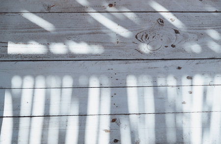 Abstract Wooden Background in Sun Lightの写真素材