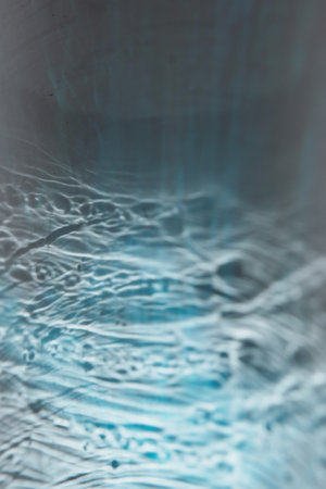 Abstract Blue Ripple Wavy Backgroundの写真素材