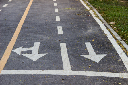 The traffic sign on road
