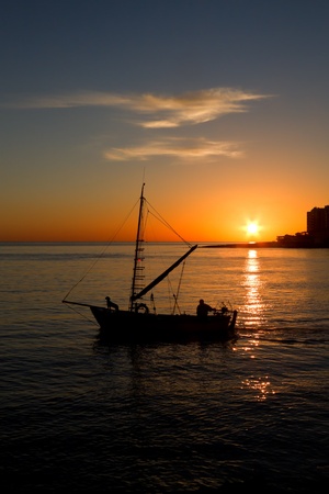Maltese fishingの写真素材