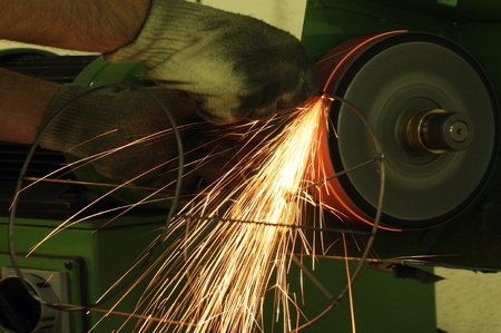 work iron on the backgroundのeditorial素材