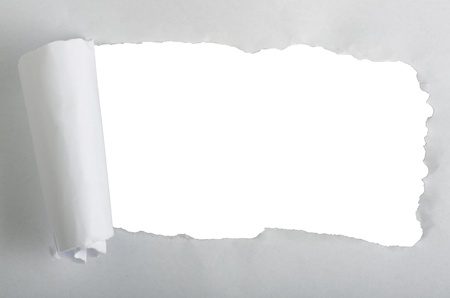 Torn Paper with space for text の写真素材
