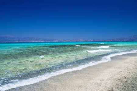 Landscape of Chrissi Island Crete Greeceの写真素材
