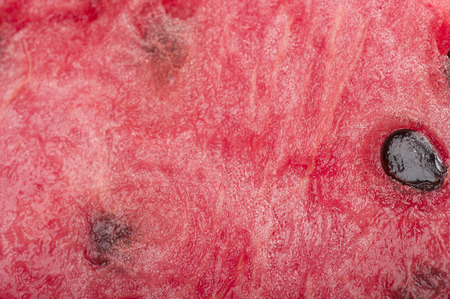 Fresh watermelon sliced close up on the tableの写真素材