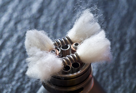 preparation of the atomizer for the electronic cigaretteの写真素材