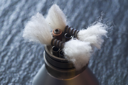preparation of the atomizer for the electronic cigaretteの写真素材