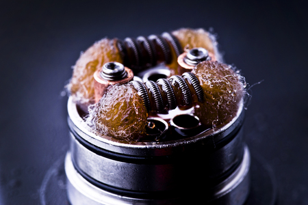 preparation of the atomizer for the electronic cigaretteの写真素材