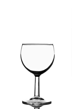 Glass of water on the white backgroundの写真素材
