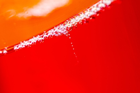 Champagne Flute and bubbles Backgroundの写真素材