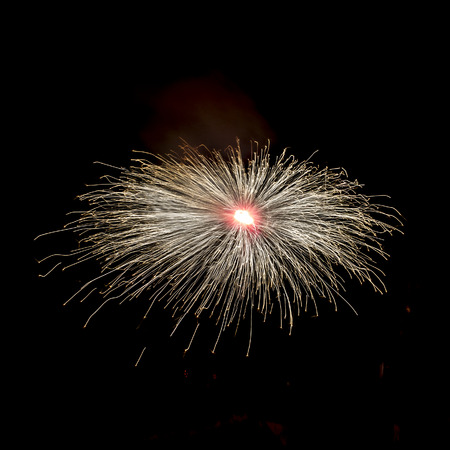 Fireworks in a festival of Catalonia , Spain