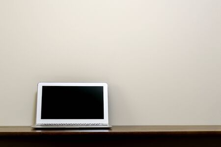 laptop on table waiting for someone put some great idea on it