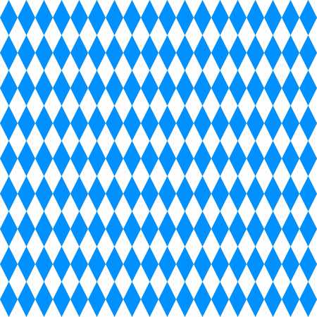 Oktoberfest vector background with blue and white rhombusのイラスト素材
