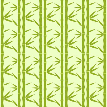 Bamboo Pattern green Tropical seamless nature. Vector Illustration.のイラスト素材