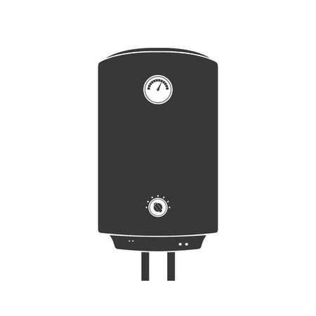 Boiler Icon in flat style isolated on white background wish shadow.のイラスト素材
