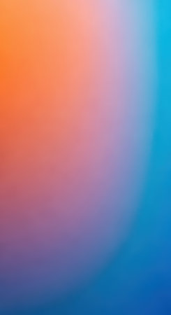 Abstract gradient with orange and blue hues blending togetherの素材