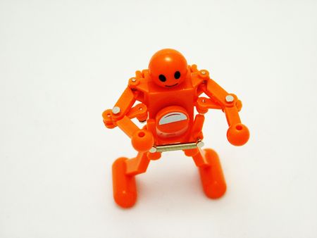 orange robotの写真素材