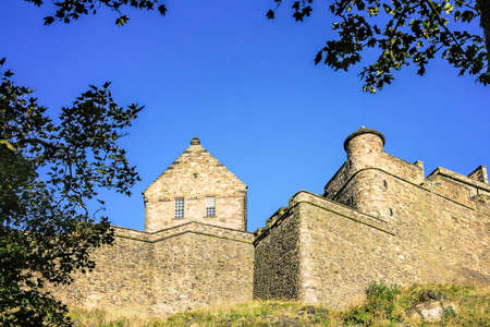 EDINBURGH, SCOTLAND - OCTOBER 01, 2014:   view on Edinburgh Castle, Scotland, UKのeditorial素材