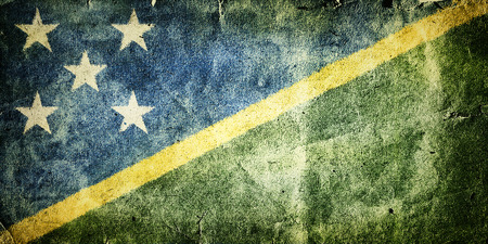 Flag of the Solomon Islandsの写真素材
