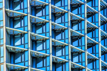 Close-up of the Kazakhstan Hotel in Almaty, Kazakhstan Was Constructed in 1970 to stand an...