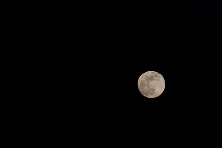 Close-up of the full moonの写真素材