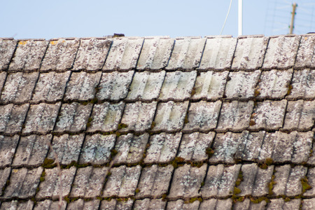 roof made of tilesの写真素材