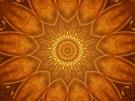 Abstract unique kaleidoscope background. Beautiful kaleidoscope seamless pattern. Seamless kaleidoscope texture.の写真素材