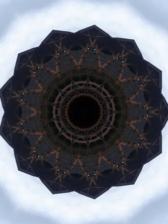 Abstract unique kaleidoscope background. Beautiful kaleidoscope seamless pattern. Seamless...