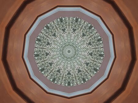 Abstract unique kaleidoscope background. Beautiful kaleidoscope seamless pattern. Seamless...