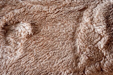 Clean gray carpet texture. Top view gray carpet texture detail 