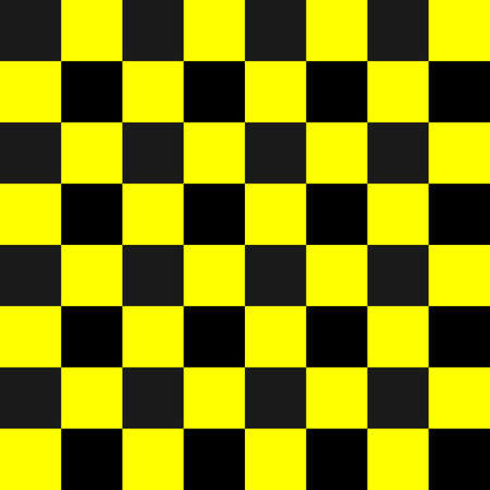 Square black and yellow for background, seamless checker yellow and black pattern