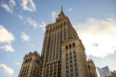 Warsaw Poland, October 2, 2022: Palace of Culture and Science in Warsawのeditorial素材