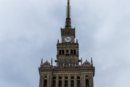 Warsaw, Poland - October 2, 2022: Palace of Culture and Science in Warsawのeditorial素材