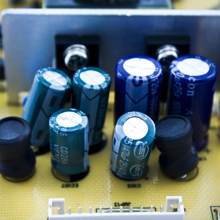 close-up of electronic circuitの写真素材