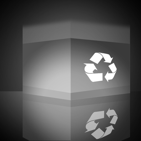 Cycle Box Graphice for ecologicalの写真素材