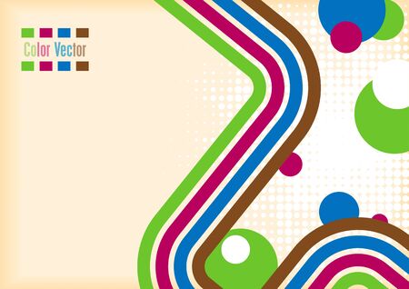 abstract stripe background designのイラスト素材