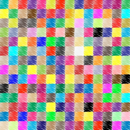 hand drawn pattern color doodlesのイラスト素材