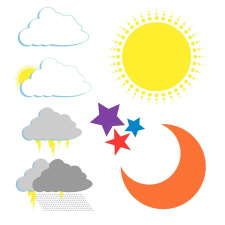 Set Department of Meteorology.のイラスト素材