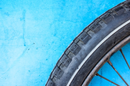 bike detail on backgroundの写真素材