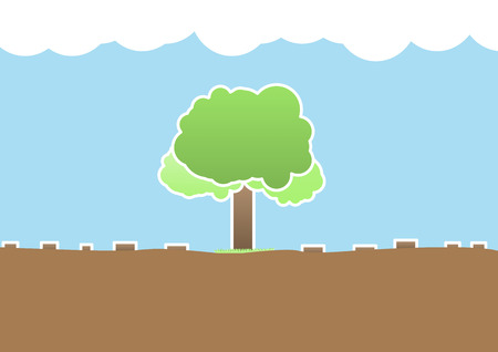 Deforestation のイラスト素材